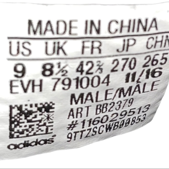 Adidas Man Shoes Size 9 - Picture 6 of 7